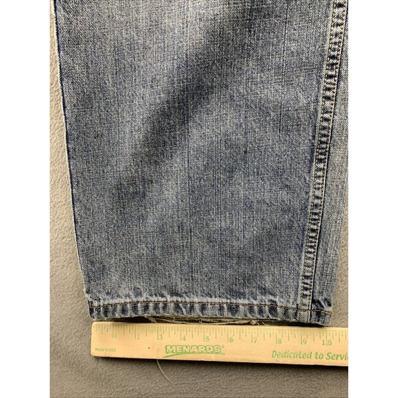 Levi's Mens 569 Denim Jeans Loose Straight Faded Distressed Size 36X32 Vintage - Picture 11 of 16